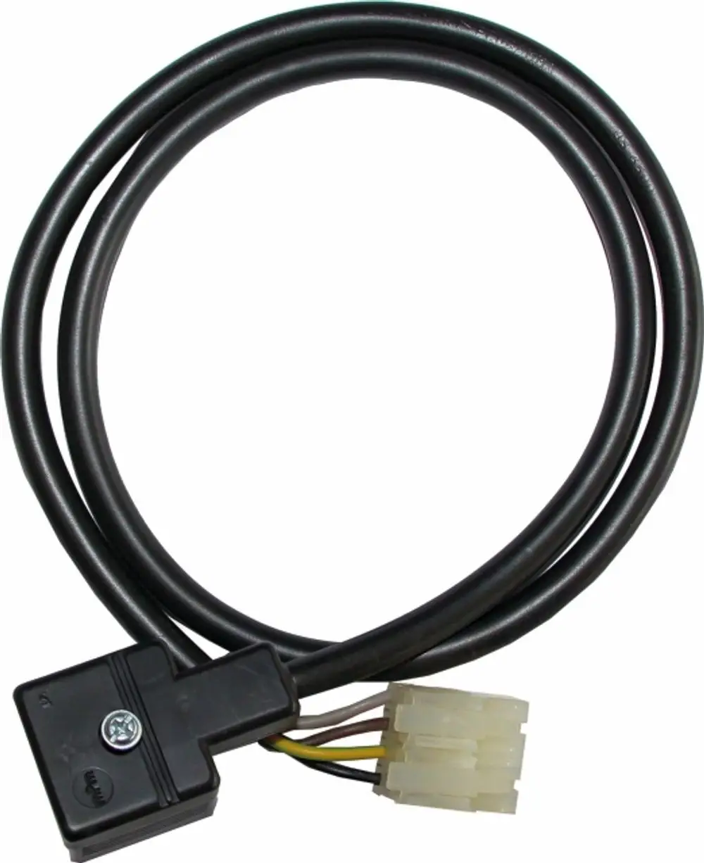 Kabel mit Stecker und mehreren Leitungen, verwendet in Verbindung mit Wolf-Systemen, zur elektrischen Verbindung oder Steuerung.